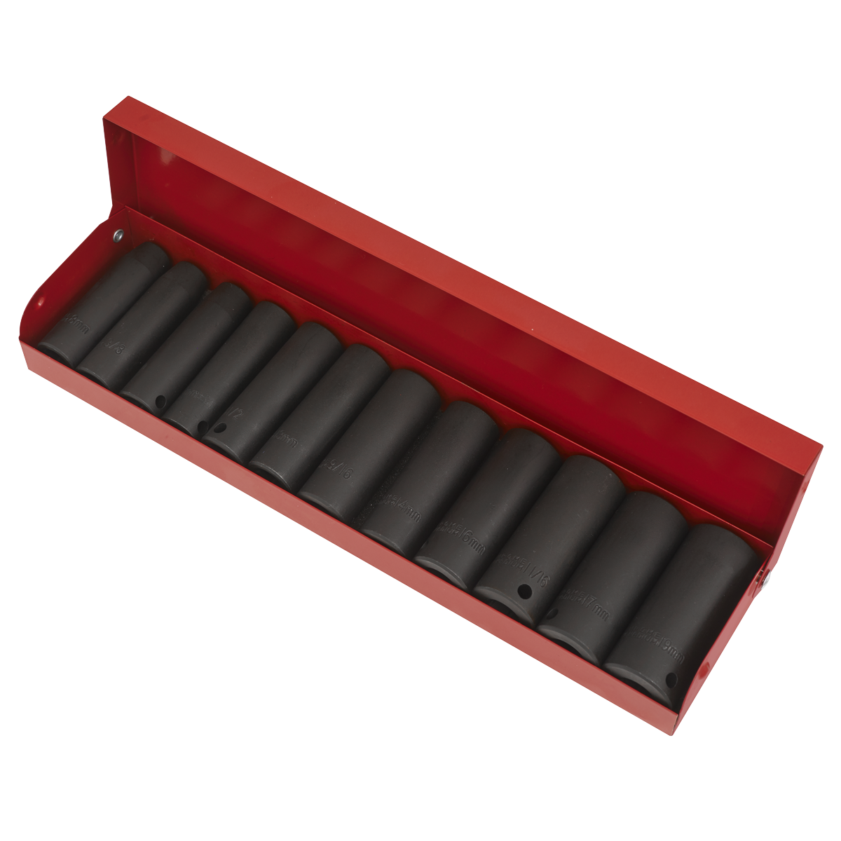 Metric/Imperial Deep Impact Socket Set 3/8"Sq Drive 12pc AK683