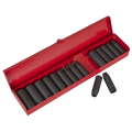 Metric/Imperial Deep Impact Socket Set 1/2"Sq Drive 16pc AK685