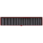 Metric/Imperial Deep Impact Socket Set 1/2"Sq Drive 16pc AK685