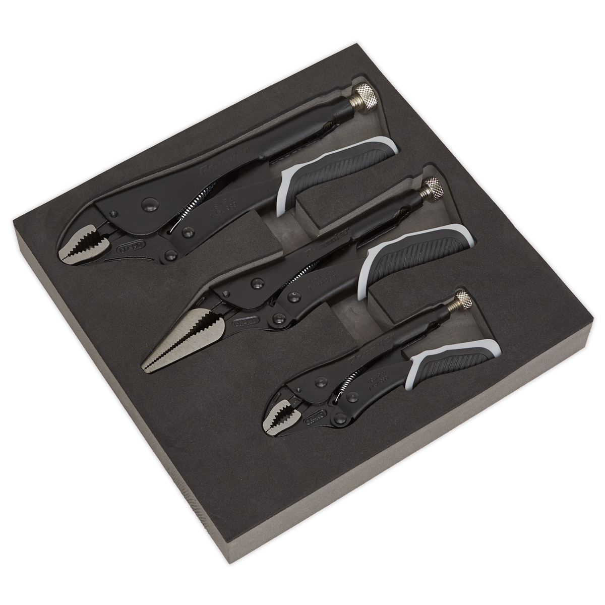 Quick Release Locking Pliers Set 3pc AK6863B