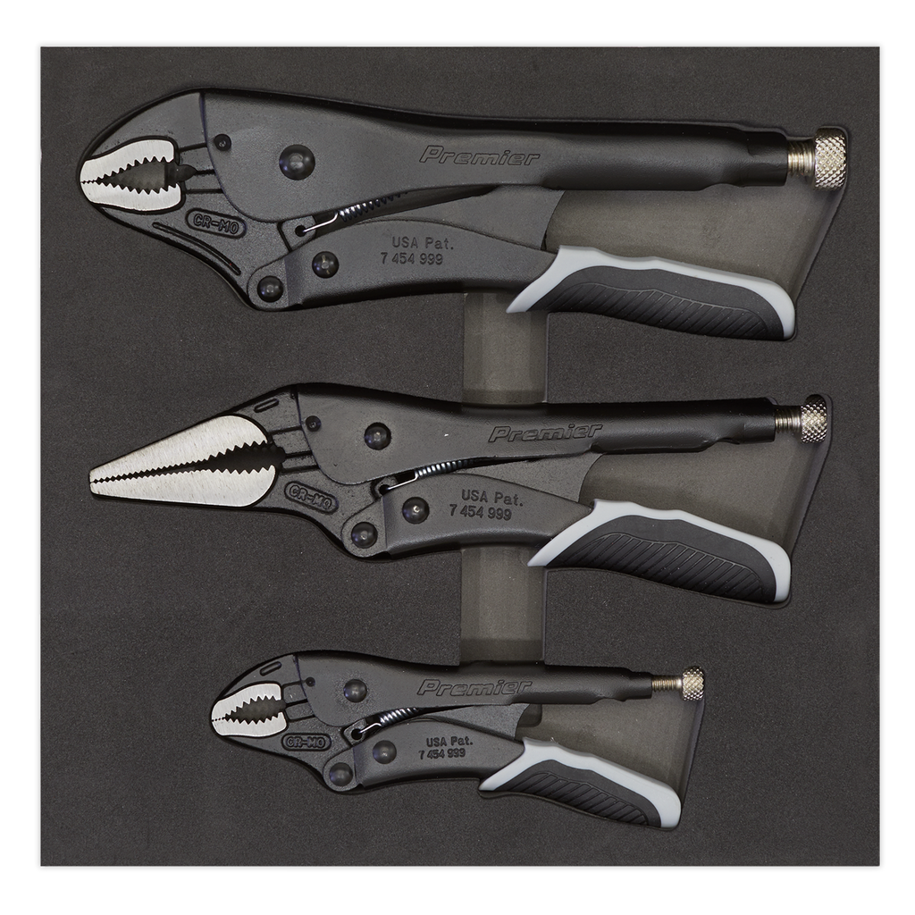 Quick Release Locking Pliers Set 3pc AK6863B