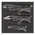 Quick Release Locking Pliers Set 3pc AK6863B