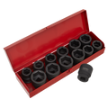 Metric/Imperial Impact Socket Set 3/4"Sq Drive 13pc AK686