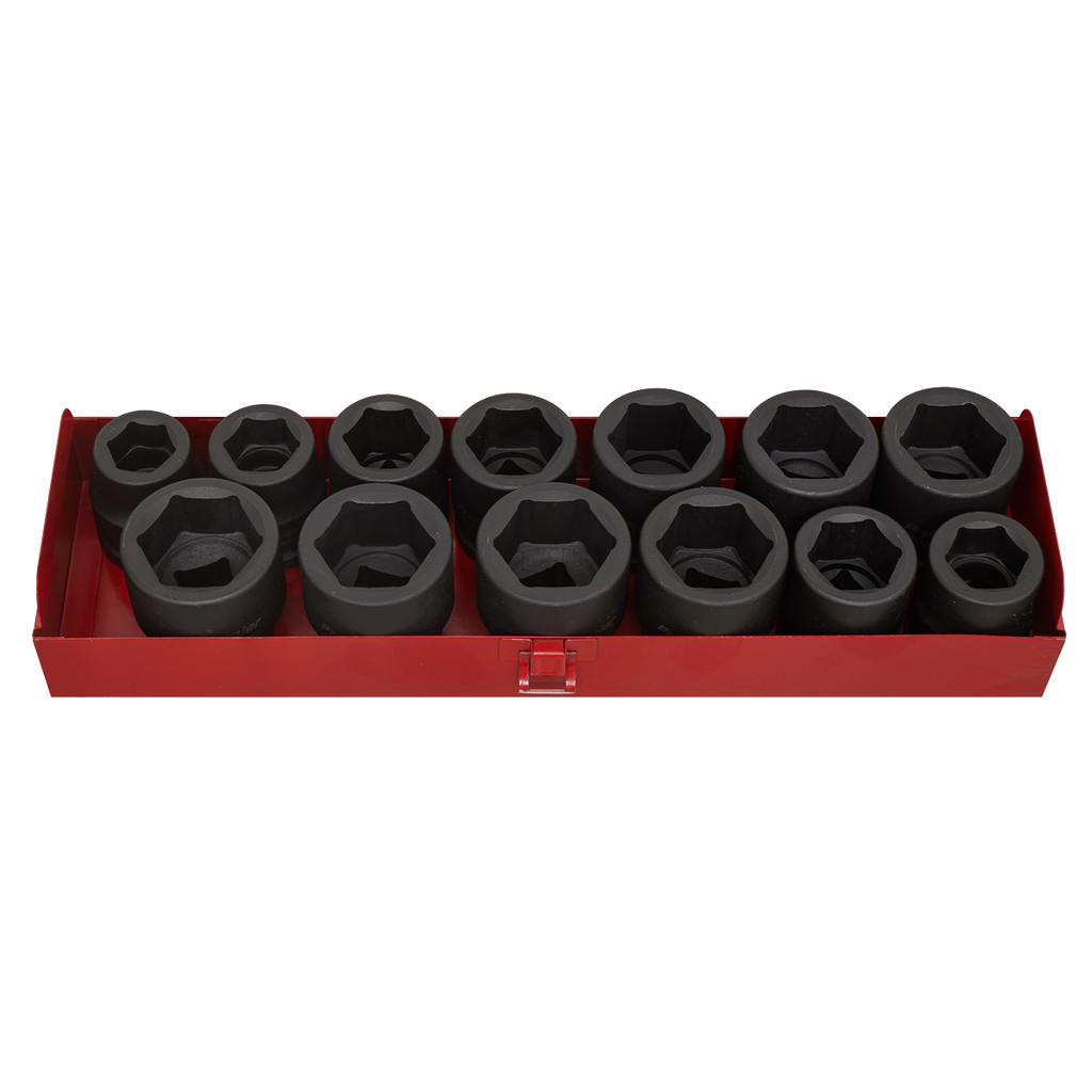 Metric/Imperial Impact Socket Set 3/4"Sq Drive 13pc AK686