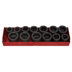 Metric/Imperial Impact Socket Set 3/4"Sq Drive 13pc AK686
