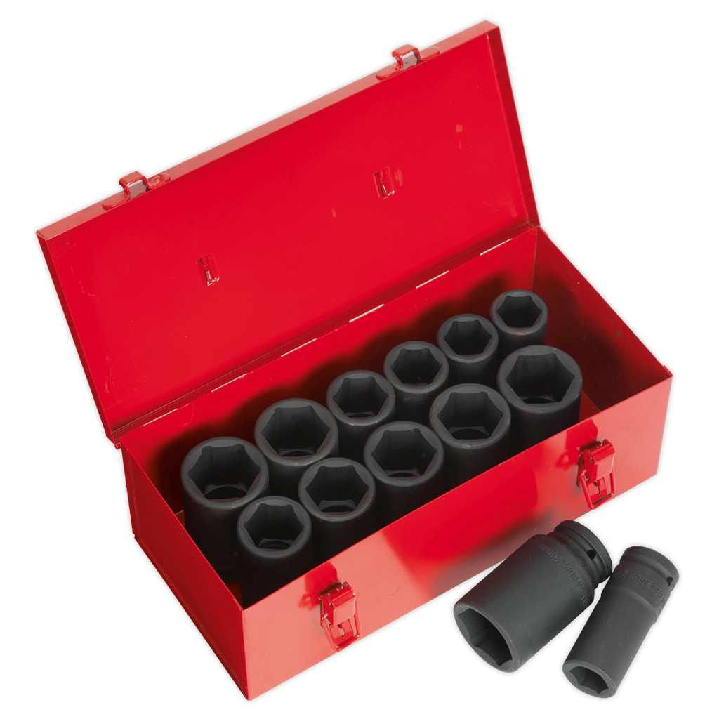 Metric/Imperial Deep Impact Socket Set 3/4"Sq Drive 13pc AK687