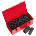 Metric/Imperial Deep Impact Socket Set 3/4"Sq Drive 13pc AK687