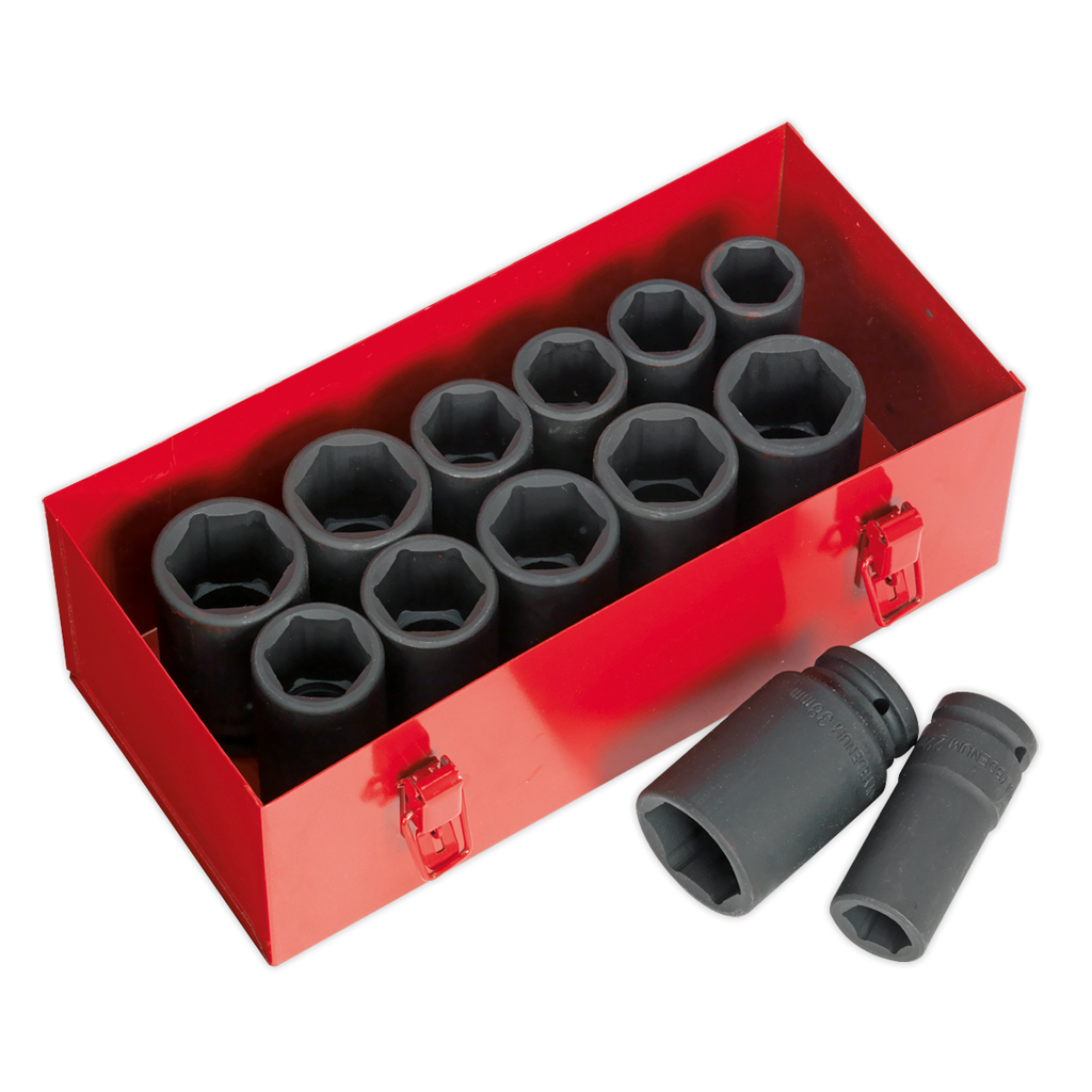 Metric/Imperial Deep Impact Socket Set 3/4"Sq Drive 13pc AK687