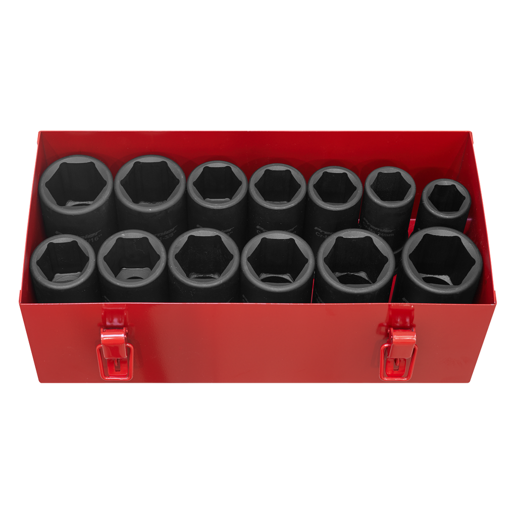 Metric/Imperial Deep Impact Socket Set 3/4"Sq Drive 13pc AK687