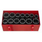 Metric/Imperial Deep Impact Socket Set 3/4"Sq Drive 13pc AK687