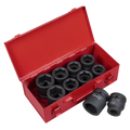 Metric/Imperial Impact Socket Set 1"Sq Drive 10pc AK688