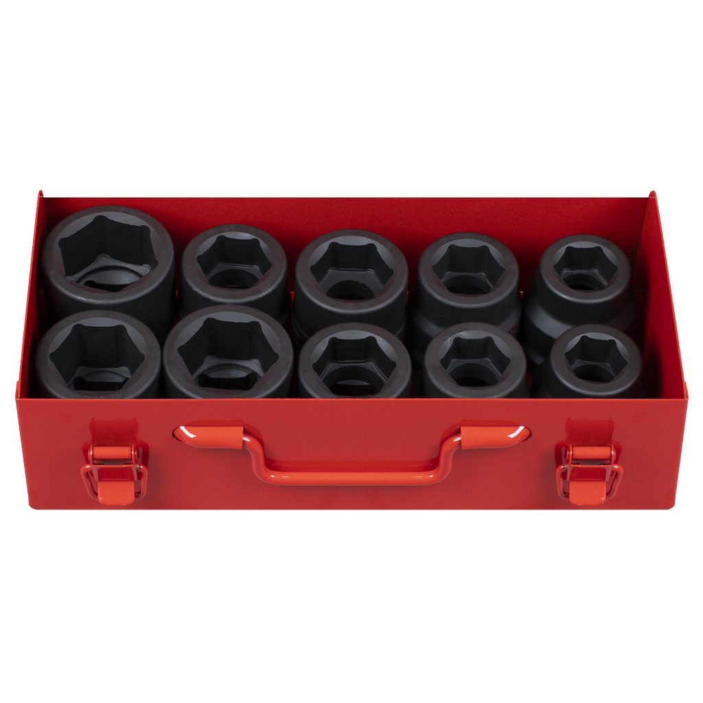 Metric/Imperial Impact Socket Set 1"Sq Drive 10pc AK688