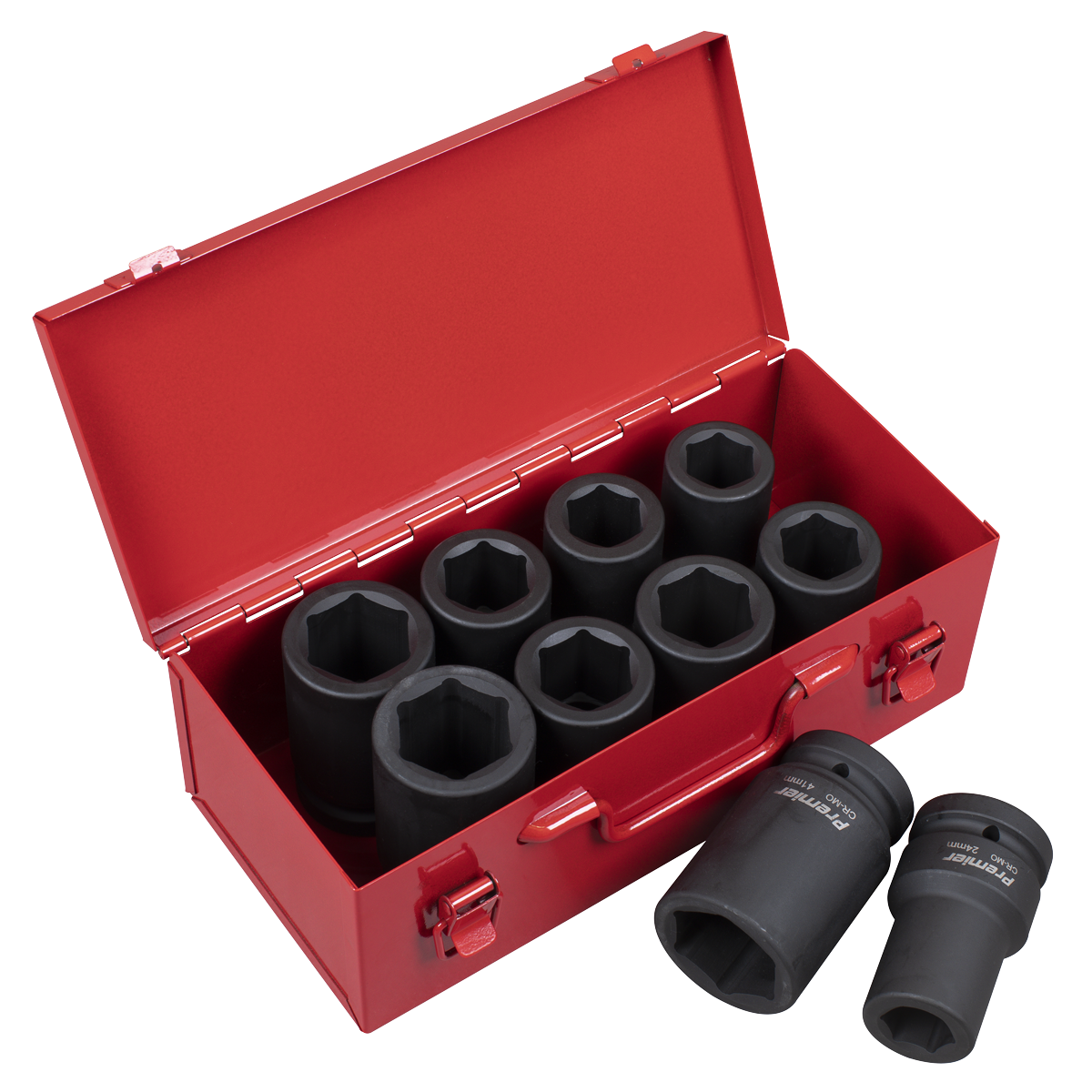 Metric/Imperial Deep Impact Socket Set 1"Sq Drive 10pc AK689