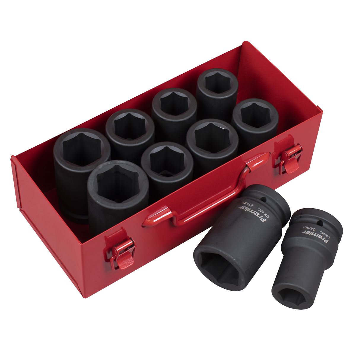 Metric/Imperial Deep Impact Socket Set 1"Sq Drive 10pc AK689