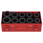 Metric/Imperial Deep Impact Socket Set 1"Sq Drive 10pc AK689