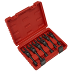 Flexi-Head Flare Nut Diesel Injection Wrench Set 3/8"Sq Drive 6pc AK6901