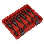 Flexi-Head Flare Nut Diesel Injection Wrench Set 3/8"Sq Drive 6pc AK6901