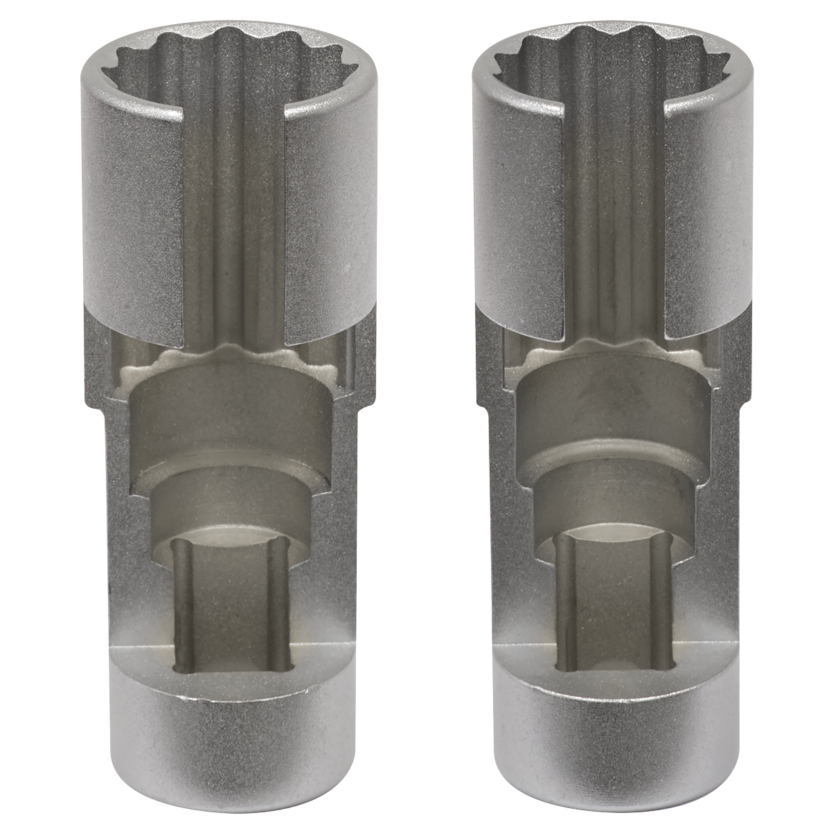 Slim Profile Diesel Piezo Injector Pipe Sockets 3/8"Sq Drive 17 & 18mm 2pc AK6902