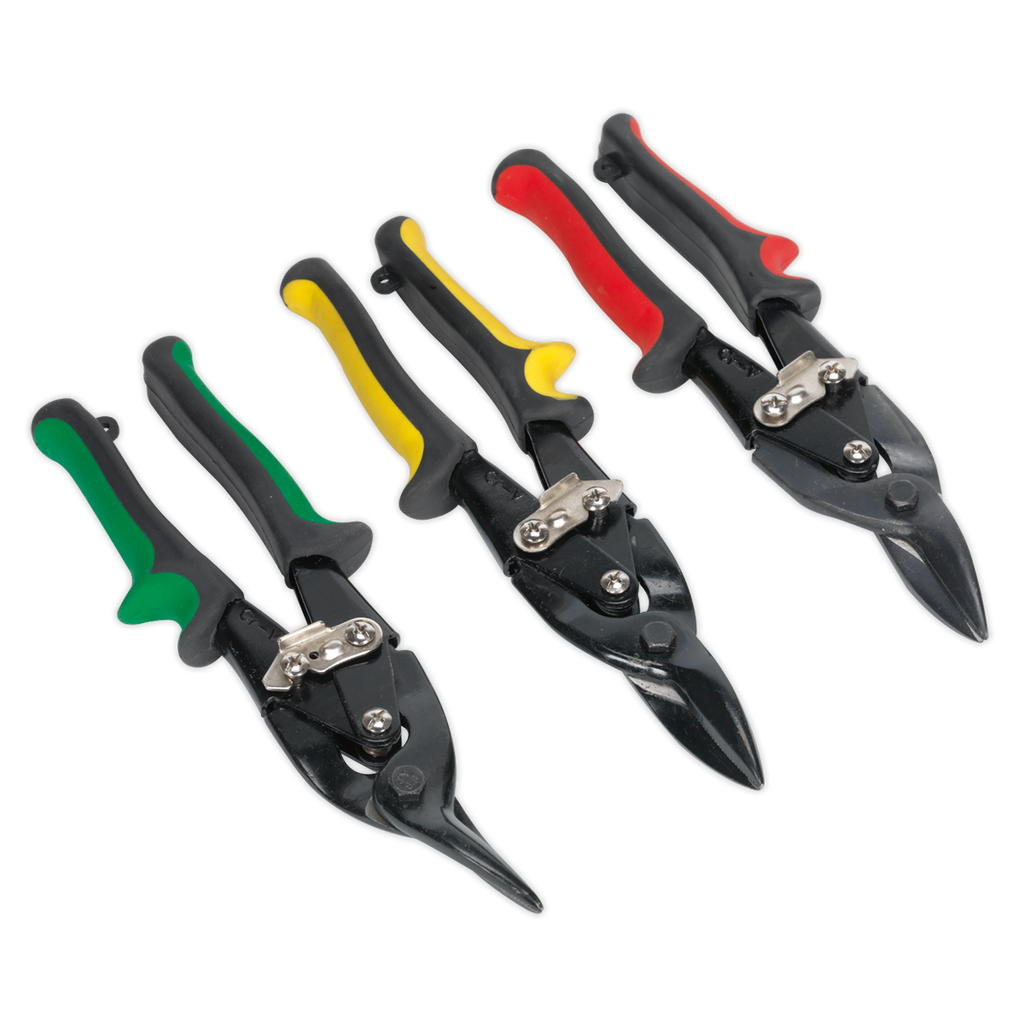 Aviation Tin Snips Set 3pc AK6907