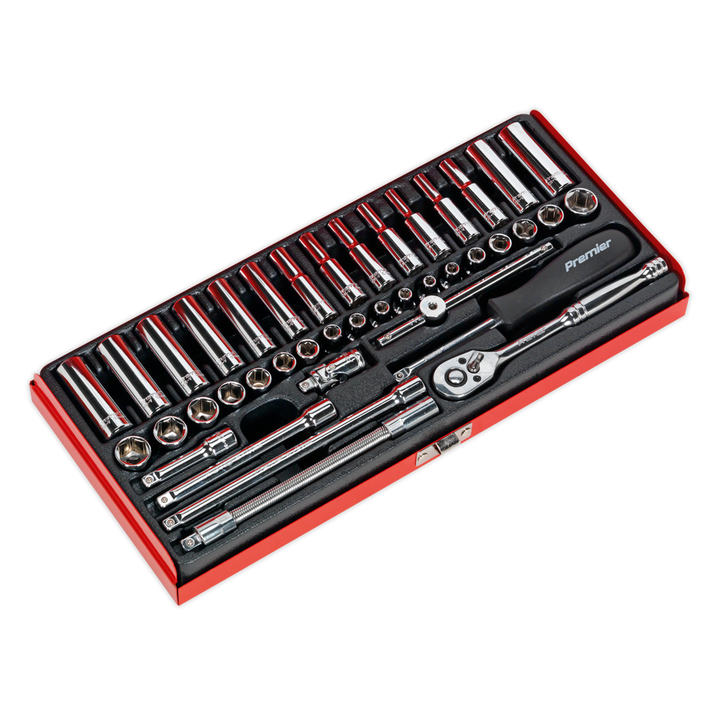 Metric/Imperial Socket Set 1/4"Sq Drive 41pc AK690