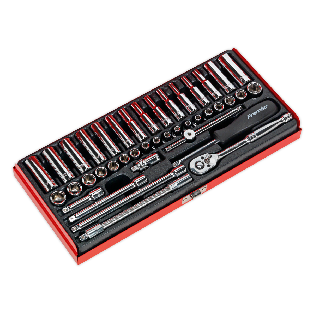 Metric/Imperial Socket Set 1/4"Sq Drive 41pc AK690