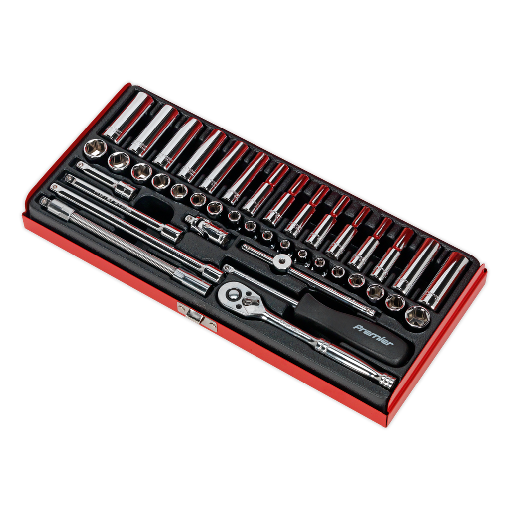 Metric/Imperial Socket Set 1/4"Sq Drive 41pc AK690