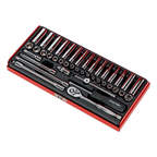 Metric/Imperial Socket Set 1/4"Sq Drive 41pc AK690