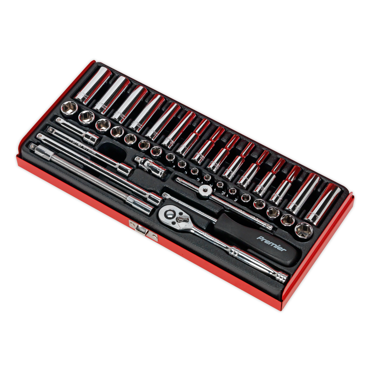 Metric/Imperial Socket Set 1/4"Sq Drive 41pc AK690