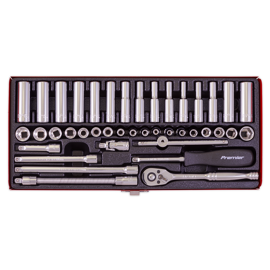 Metric/Imperial Socket Set 1/4"Sq Drive 41pc AK690