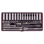 Metric/Imperial Socket Set 1/4"Sq Drive 41pc AK690