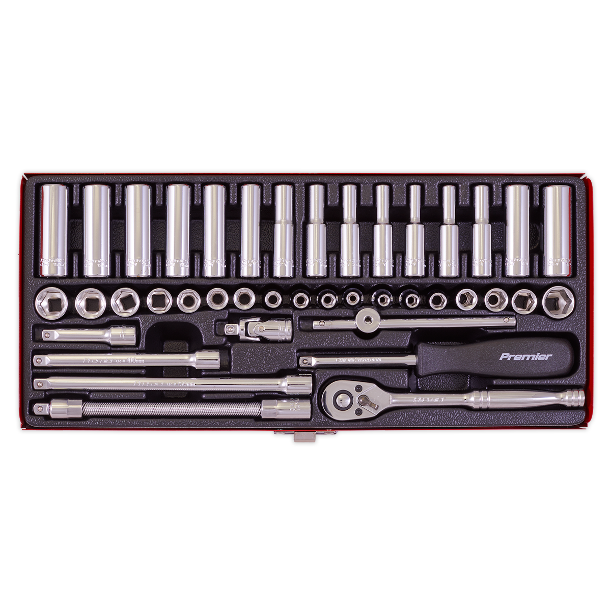 Metric/Imperial Socket Set 1/4"Sq Drive 41pc AK690