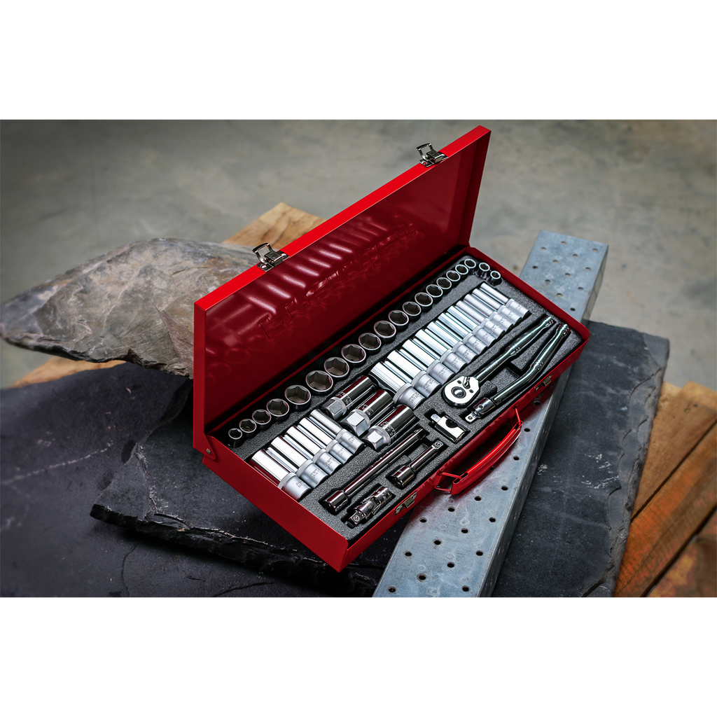 Metric/Imperial Socket Set 3/8"Sq Drive 45pc AK692