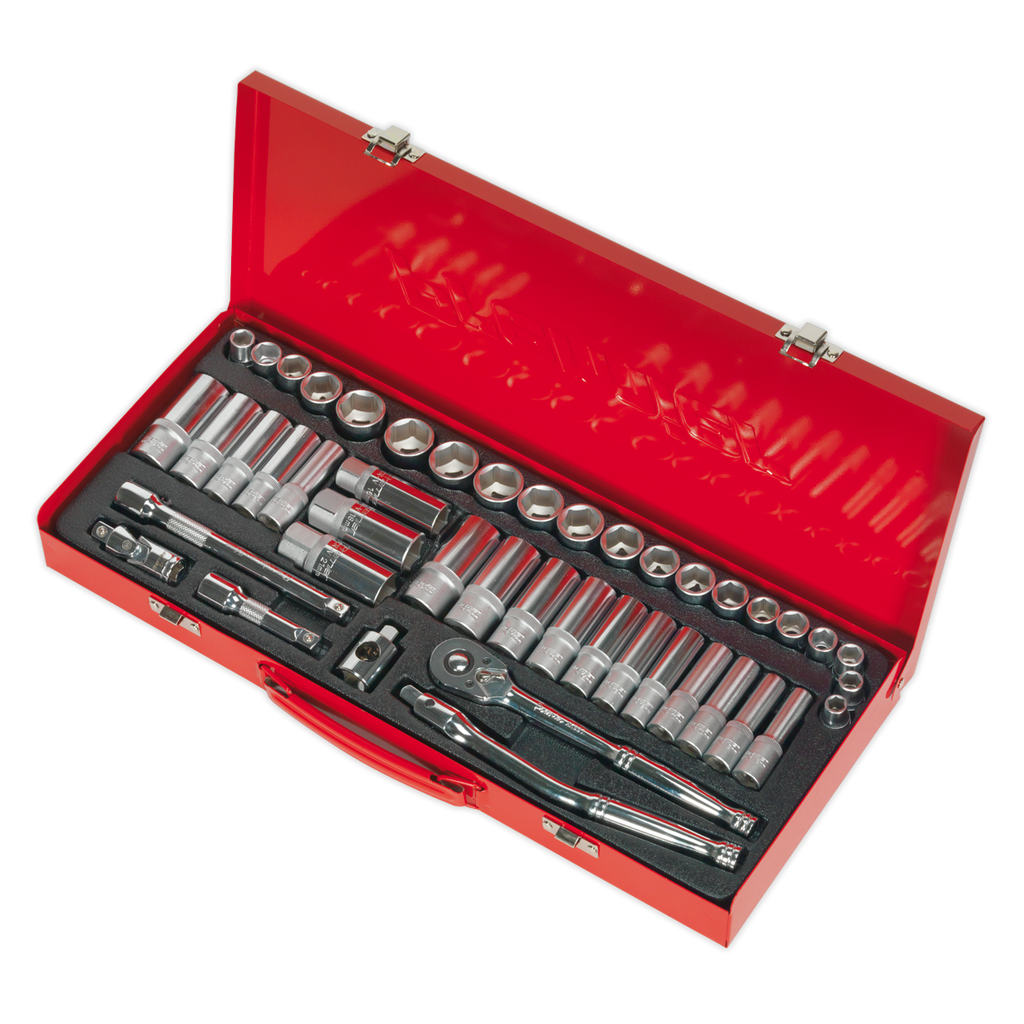 Metric/Imperial Socket Set 3/8"Sq Drive 45pc AK692