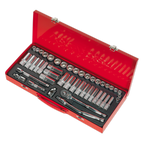 Metric/Imperial Socket Set 3/8"Sq Drive 45pc AK692