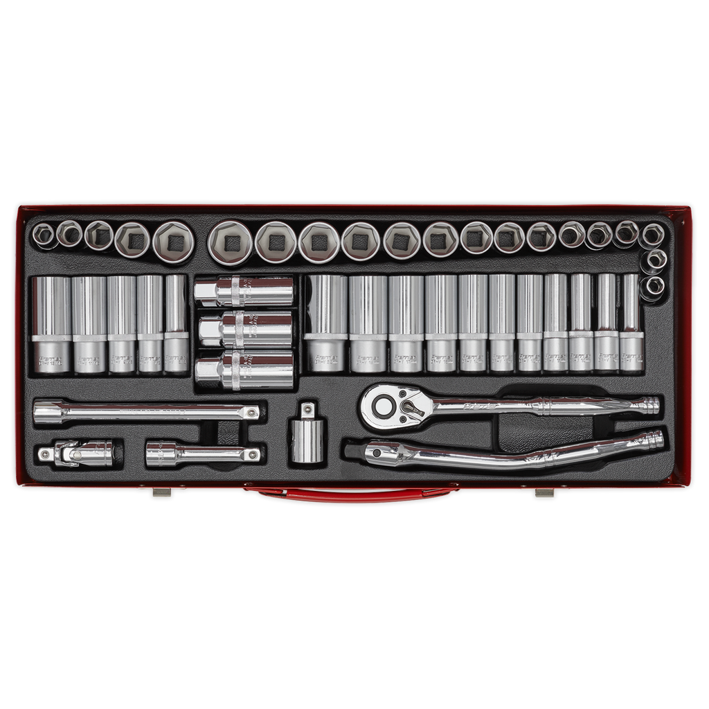 Metric/Imperial Socket Set 3/8"Sq Drive 45pc AK692
