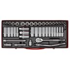 Metric/Imperial Socket Set 3/8"Sq Drive 45pc AK692