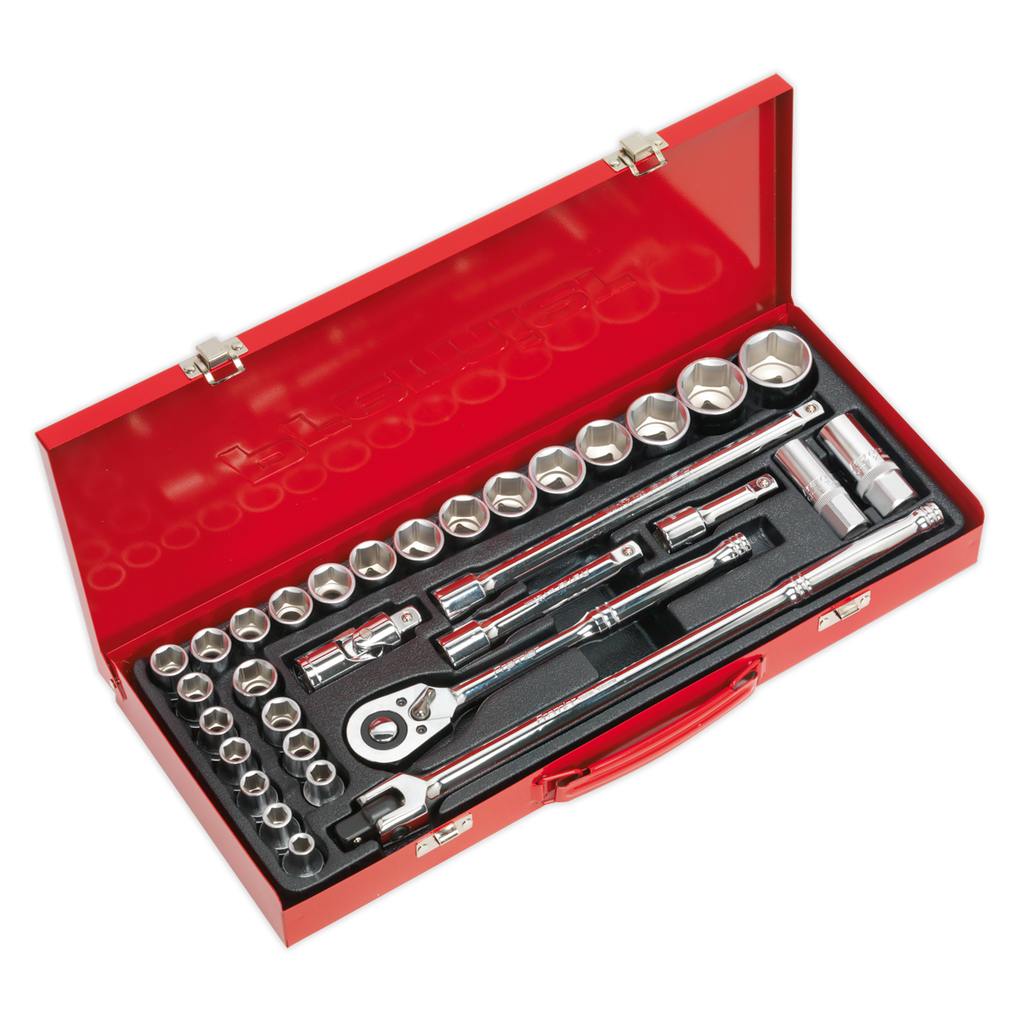 Metric/Imperial Socket Set 1/2"Sq Drive 32pc AK693