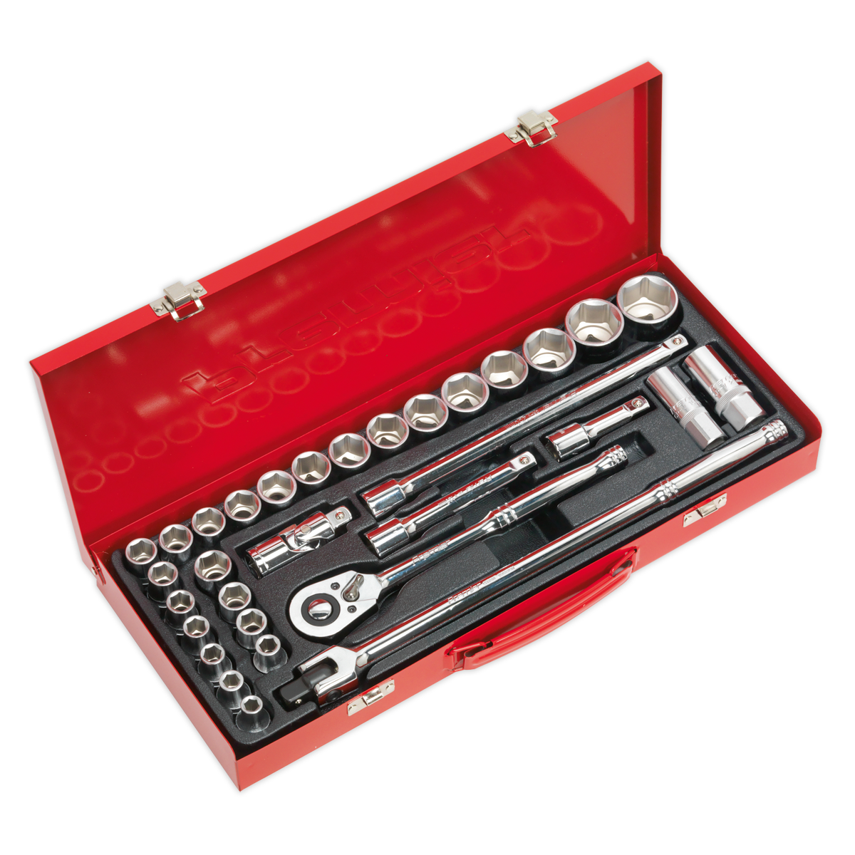 Metric/Imperial Socket Set 1/2"Sq Drive 32pc AK693