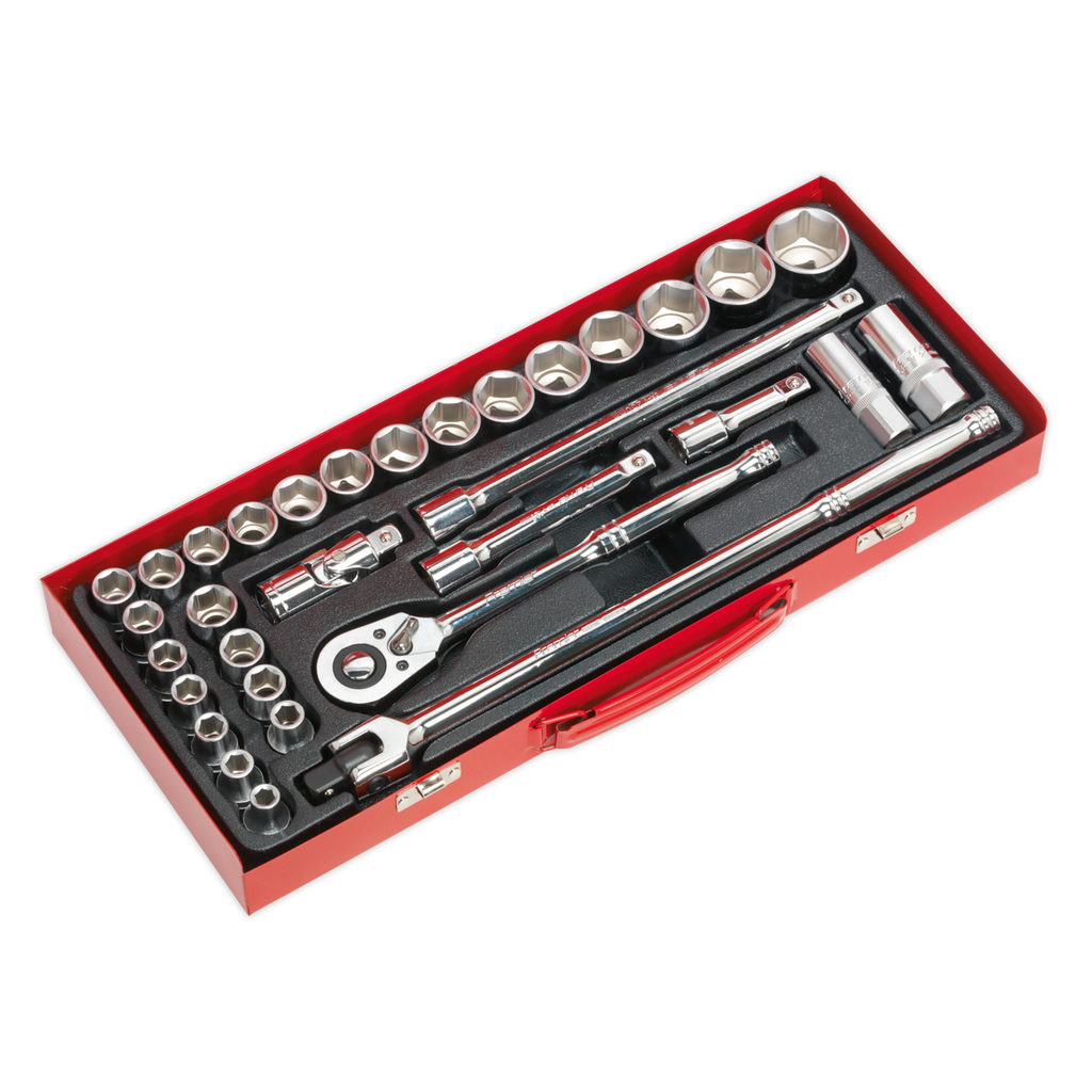 Metric/Imperial Socket Set 1/2"Sq Drive 32pc AK693