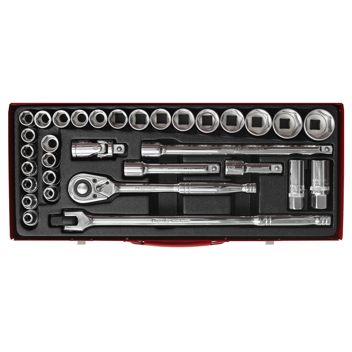 Metric/Imperial Socket Set 1/2"Sq Drive 32pc AK693