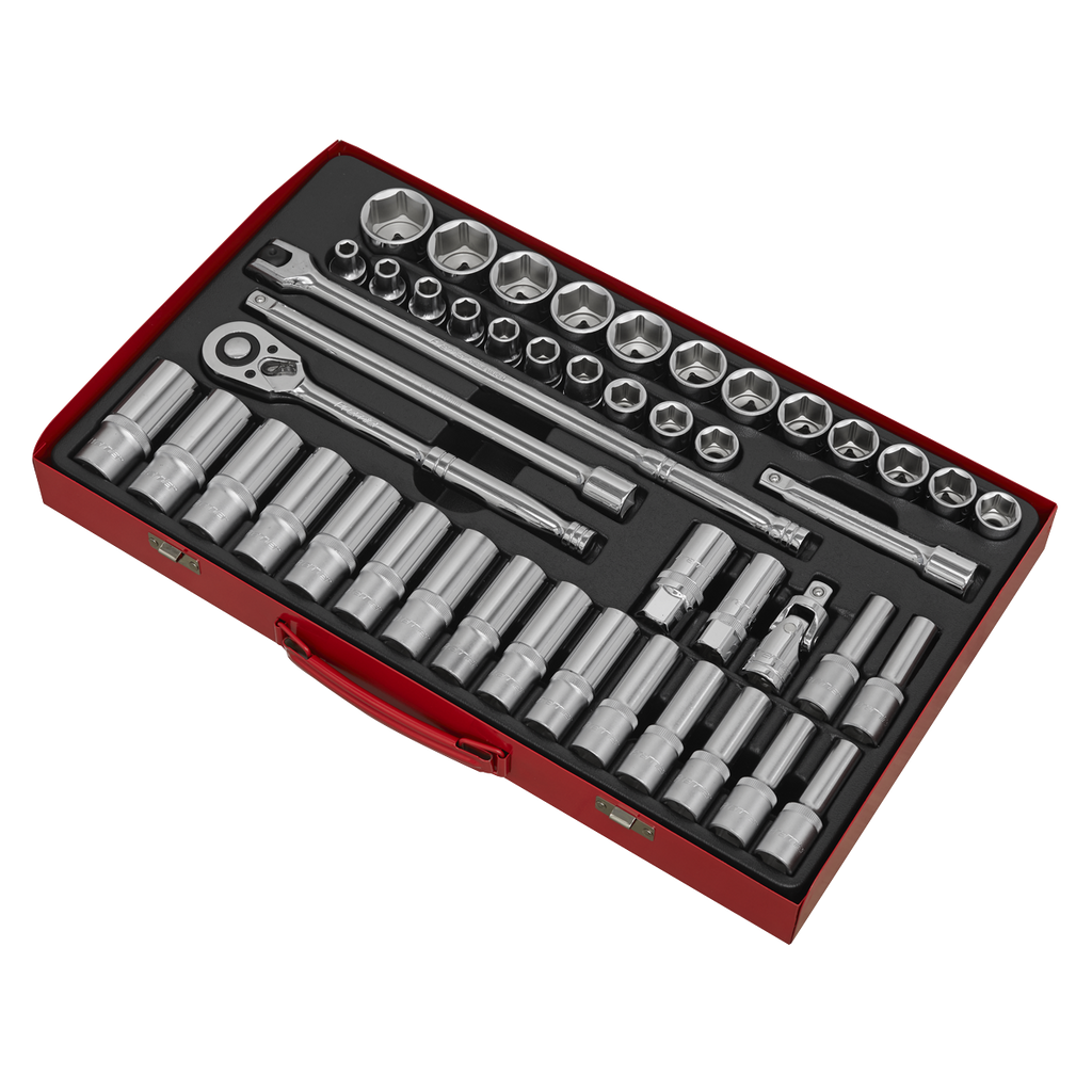 Socket Set 1/2"Sq Drive 46pc AK6941