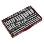 Socket Set 3/8" & 1/2"Sq Drive 50pc AK6942
