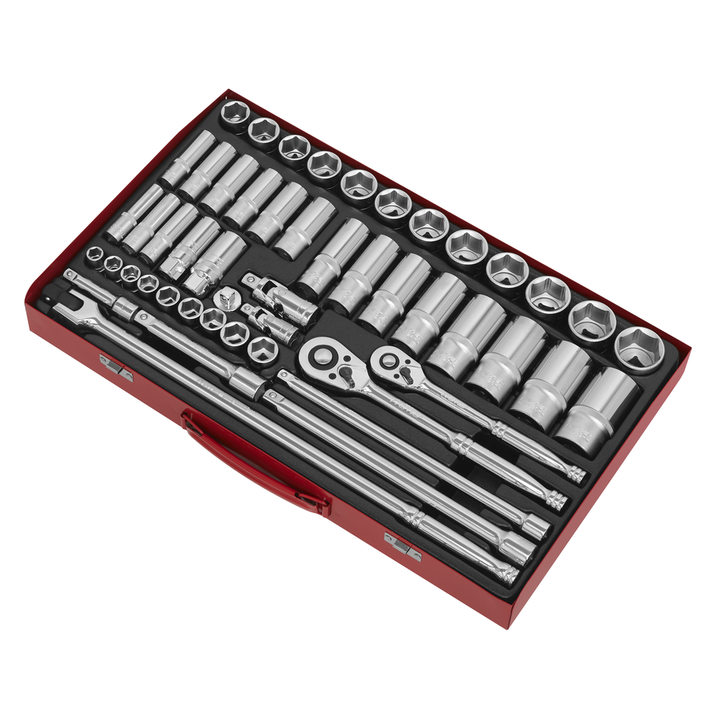 Socket Set 3/8" & 1/2"Sq Drive 50pc AK6942