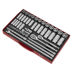 Socket Set 3/8" & 1/2"Sq Drive 50pc AK6942