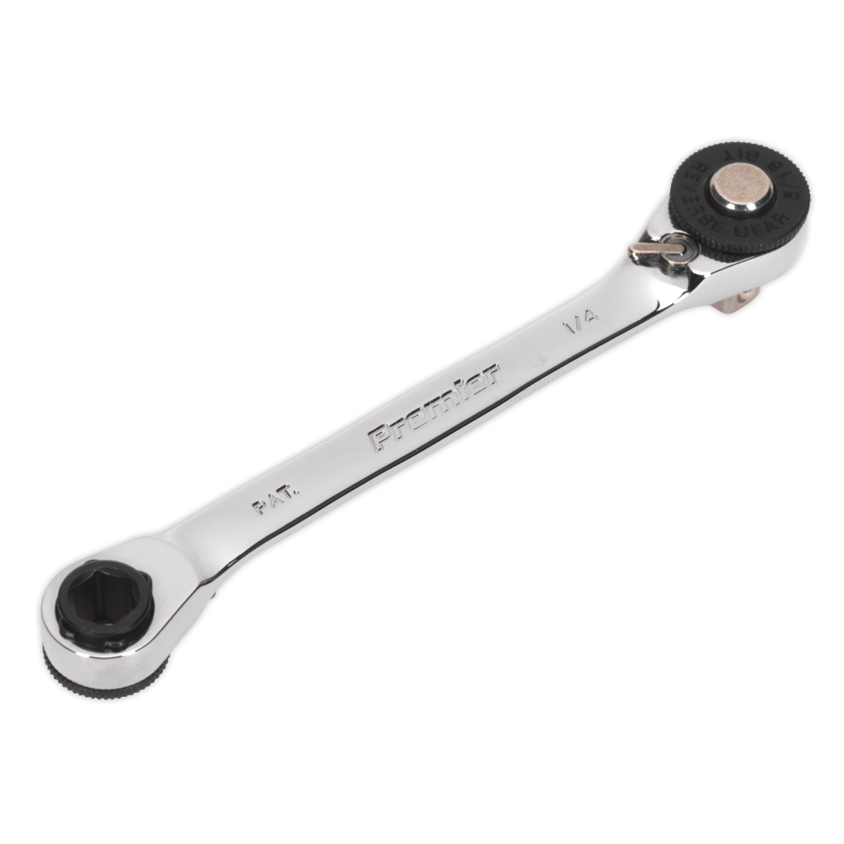 Ratchet Spanner 1/4"Hex x 5/16"Hex Drive with 1/4"Sq Drive Adaptor AK6967