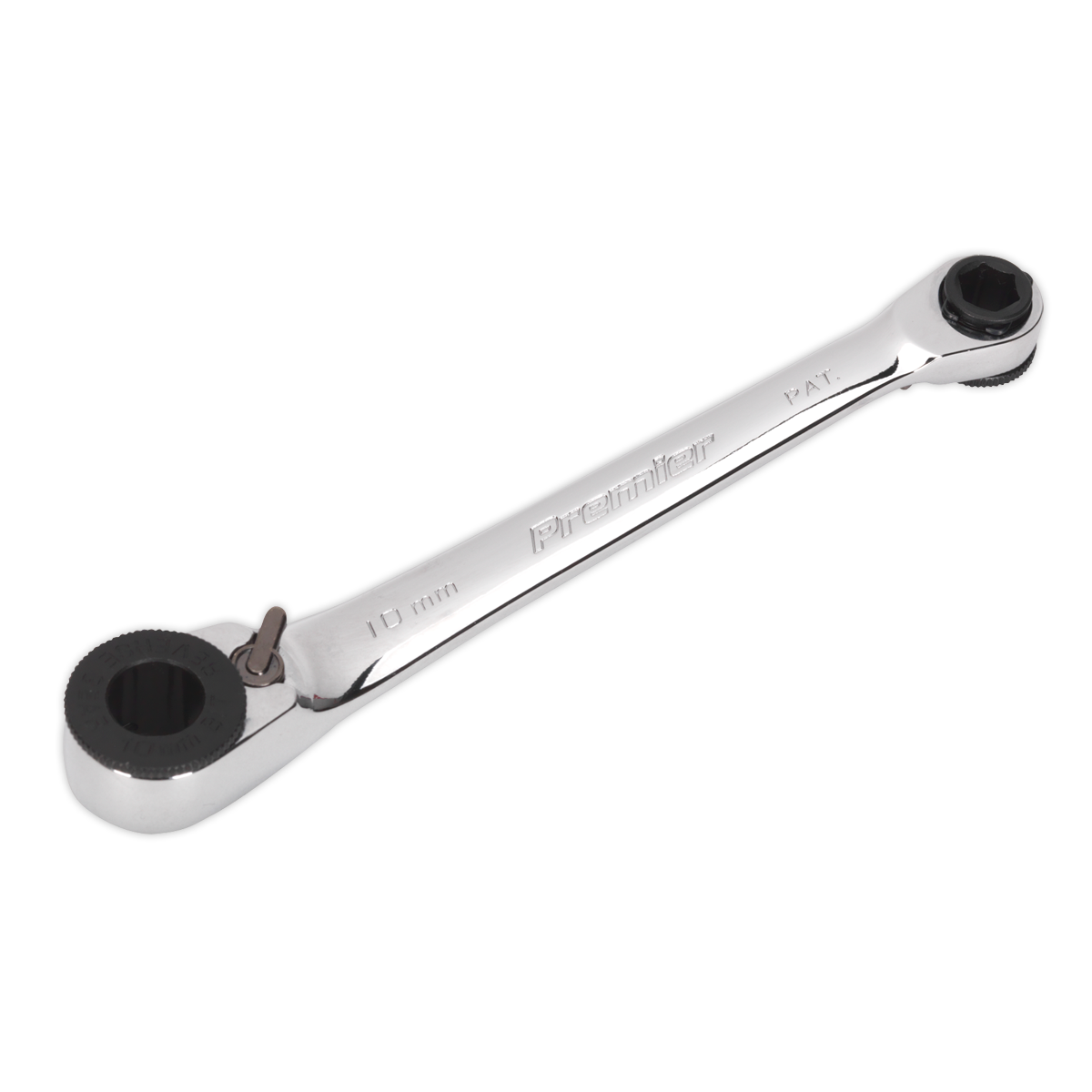 Reversible Ratchet Spanner 1/4"Hex x 10mm Hex AK6968