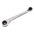 Reversible Ratchet Spanner 1/4"Hex x 10mm Hex AK6968