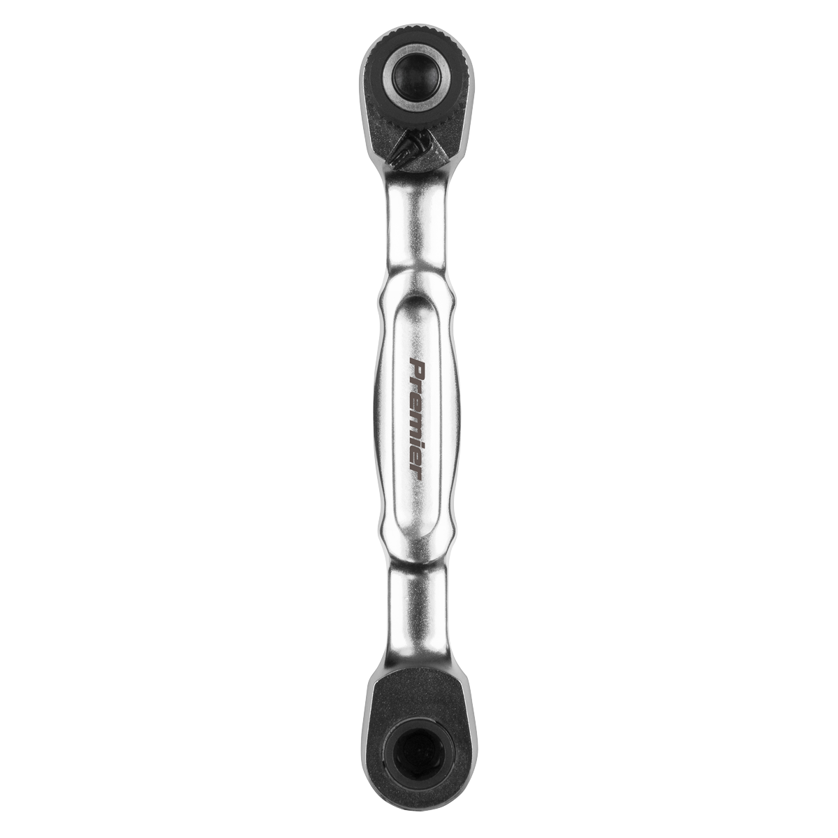 Micro Ratchet Bit Driver & Wrench 1/4"Sq & 1/4"Hex Drive AK6972