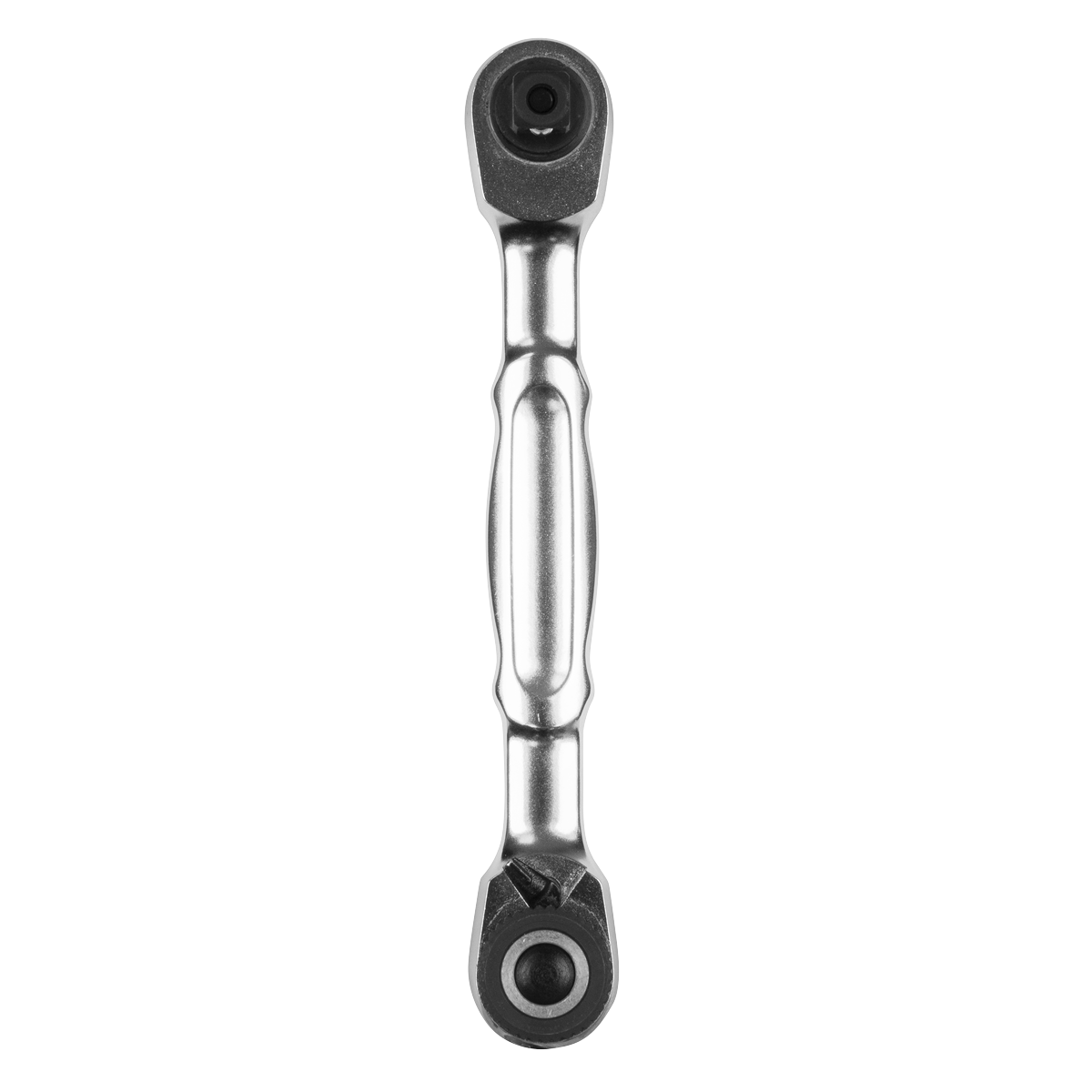 Micro Ratchet Bit Driver & Wrench 1/4"Sq & 1/4"Hex Drive AK6972
