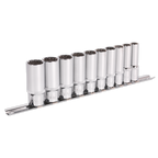 Total Drive® Deep Socket Set 3/8"Sq Drive 10pc AK69910D